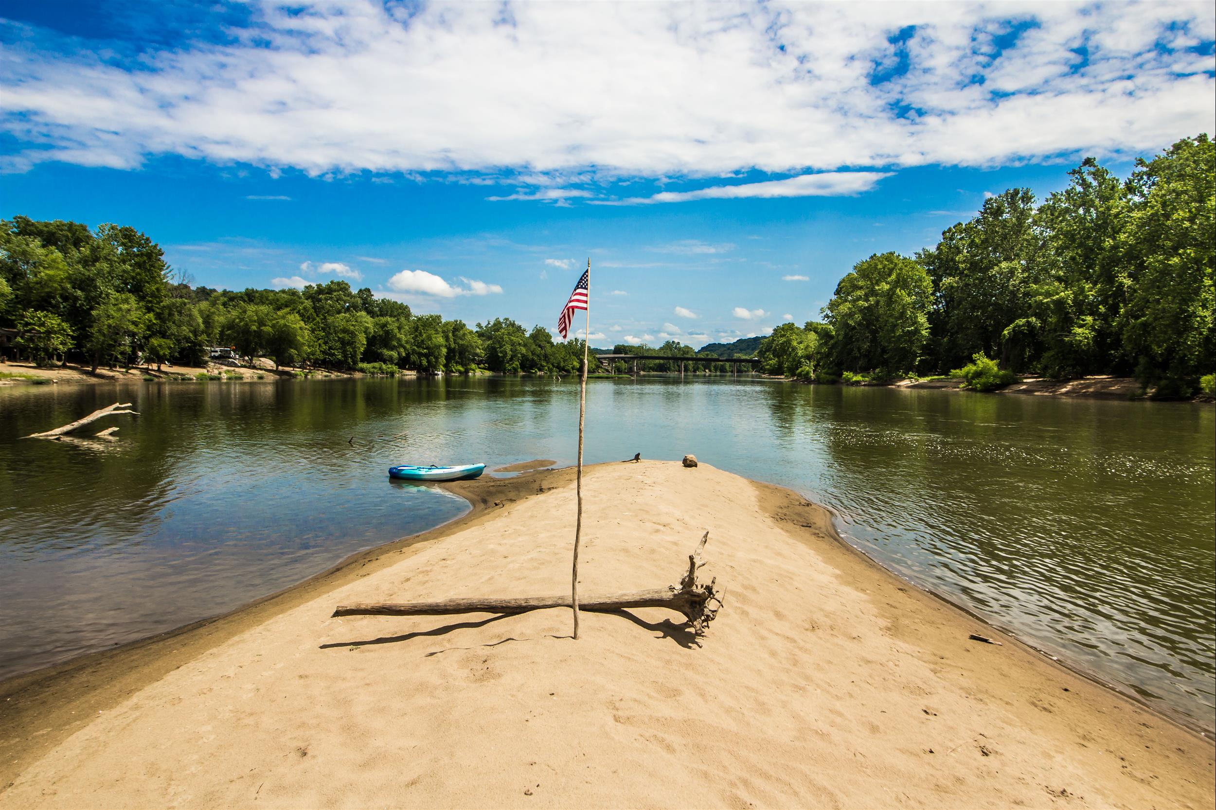 View Down River