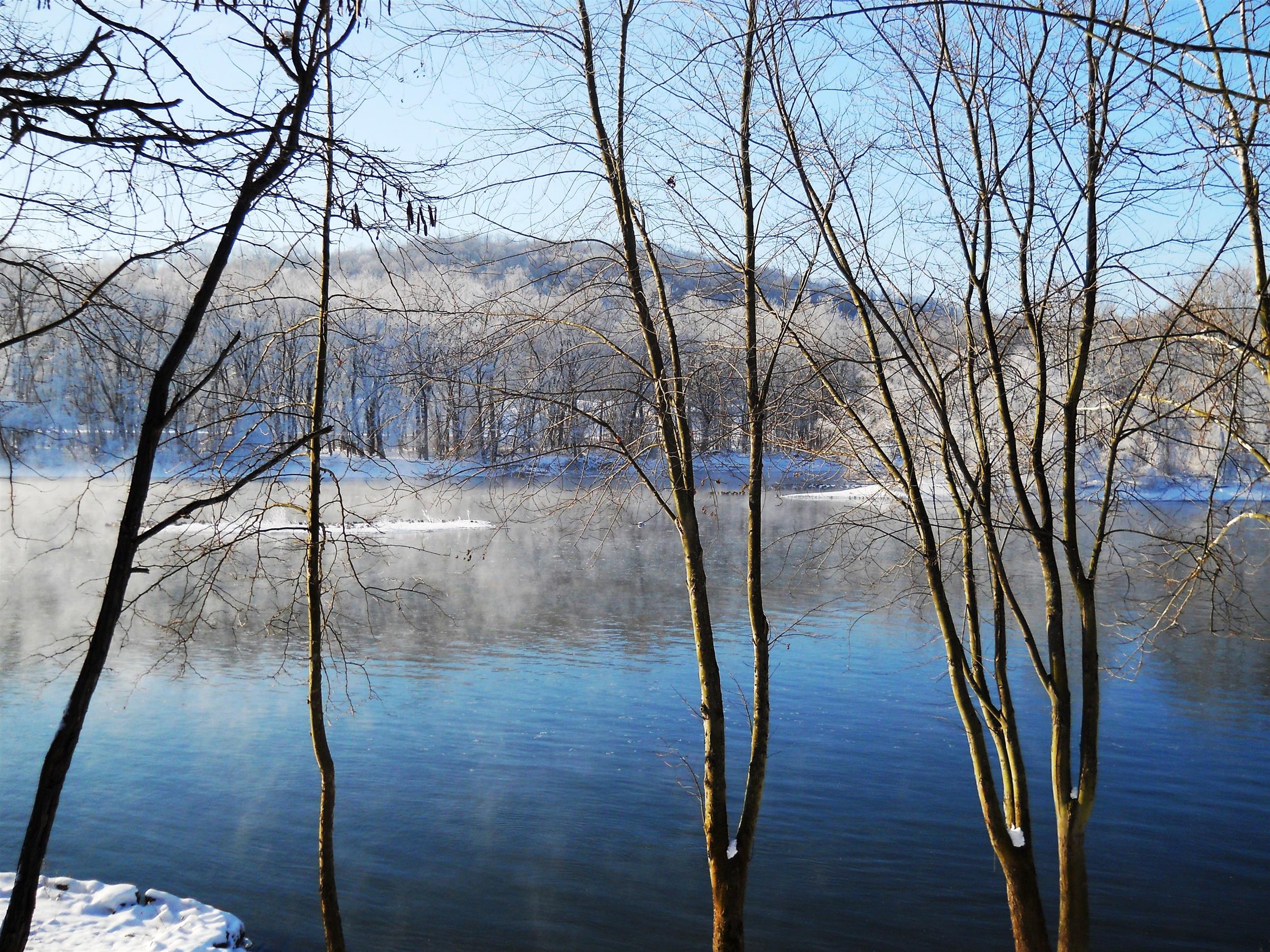 winter on the river